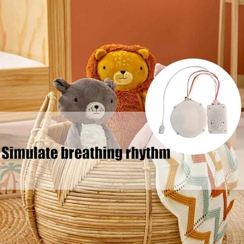 Apaisant Plushie de Respiration pour Bébé et Tout-Petit - 4 Modes Soldering Light & Companion d'Endormissement| Peluche