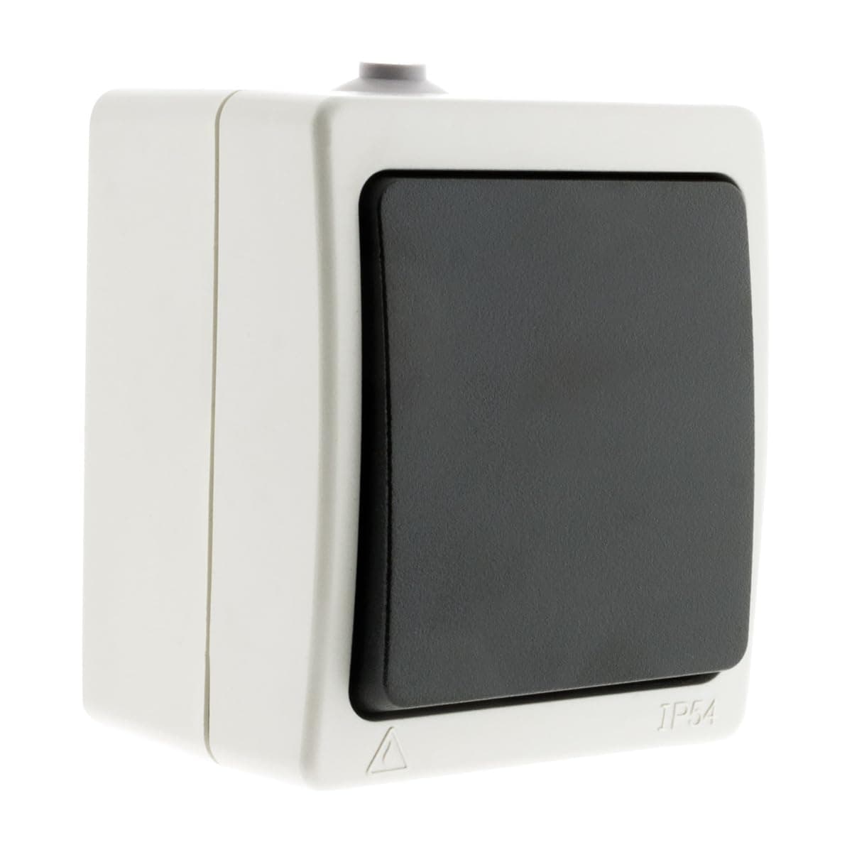 Zenitech - Interrupteur Étanche IP54 10A - Raccordement Rapide - Idéal pour Jardin et Terrasse - Noir