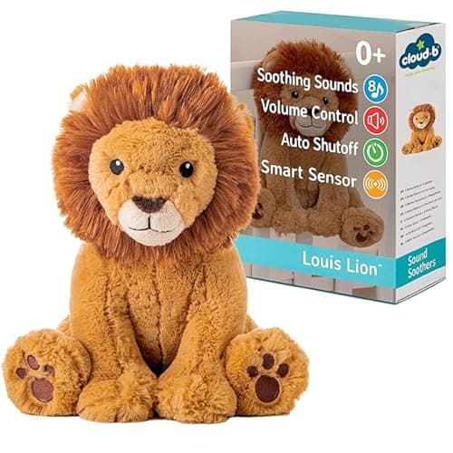 Cloud b peluche musicale Billy le Lapin avec veilleuse & recharge USB-C | Bruit blanc & enregistrement vocal | Pour bébé — Louis Lion Capteur Intelligent