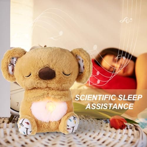 Ours Koala Apaisant TOYMIS, Peluche Apaisante Mignon pour Enfants et Adultes - Jouet Relaxant pour Sommeil et Réduction