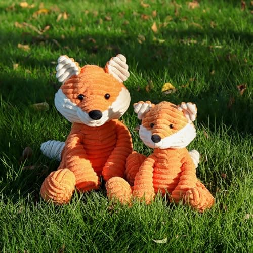 Peluches Renard Velours en Peluche Apricot Lamb 20 cm - Jouets Doux pour Filles, Garçons et Bébés - Cadeau Mignon pour A