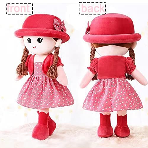 Poupée Princesse pour Bébé (0+ ans) - Vêtements et Chapeau Détachables - Matériau Doux et Sécurisé pour Cadeaux de Baptê