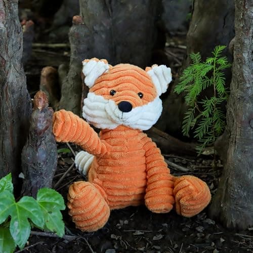 Peluches Renard Velours en Peluche Apricot Lamb 20 cm - Jouets Doux pour Filles, Garçons et Bébés - Cadeau Mignon pour A