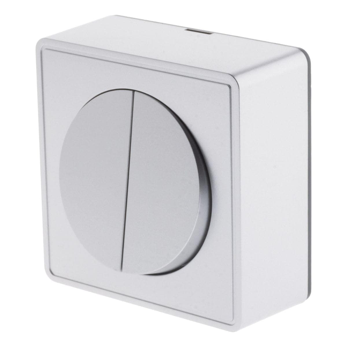 Interrupteur Double Complet va et Vient 10A en saillie Silver Vulco - Éléments essentiels pour la maison - Cuisine - Séc
