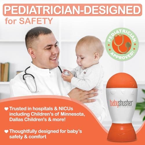 Pneo Baby Shusher: Bruit blanc apaisant, bébés de 0 à 3 ans, nuit et jour, technologie avancée, modèle M1, échelles de v