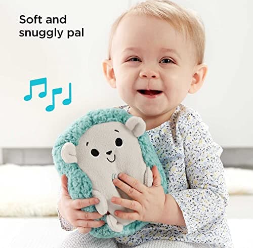 Fisher-Price Mon Hérisson Dodo Peluche Veilleuse pour Bébé Multicolore FXC58 Vibrations Apaisantes/Musiques/Sons, Naissa