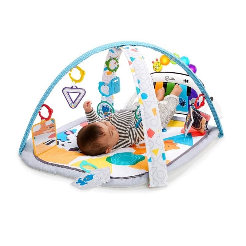Baby Einstein - Tapis Musical D’Éveil pour Bébé 4 en 1 Kickin' Tunes | 70+ Sons, 25+ Min de Musique et Lumières | dès la