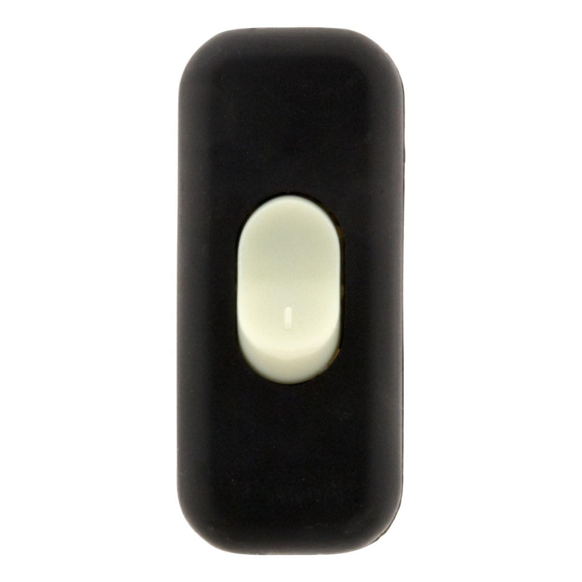 Zenitech Interrupteur Unipolaire Luminescent 2A Noir Usage Domestic - Intérieur - Éclairage