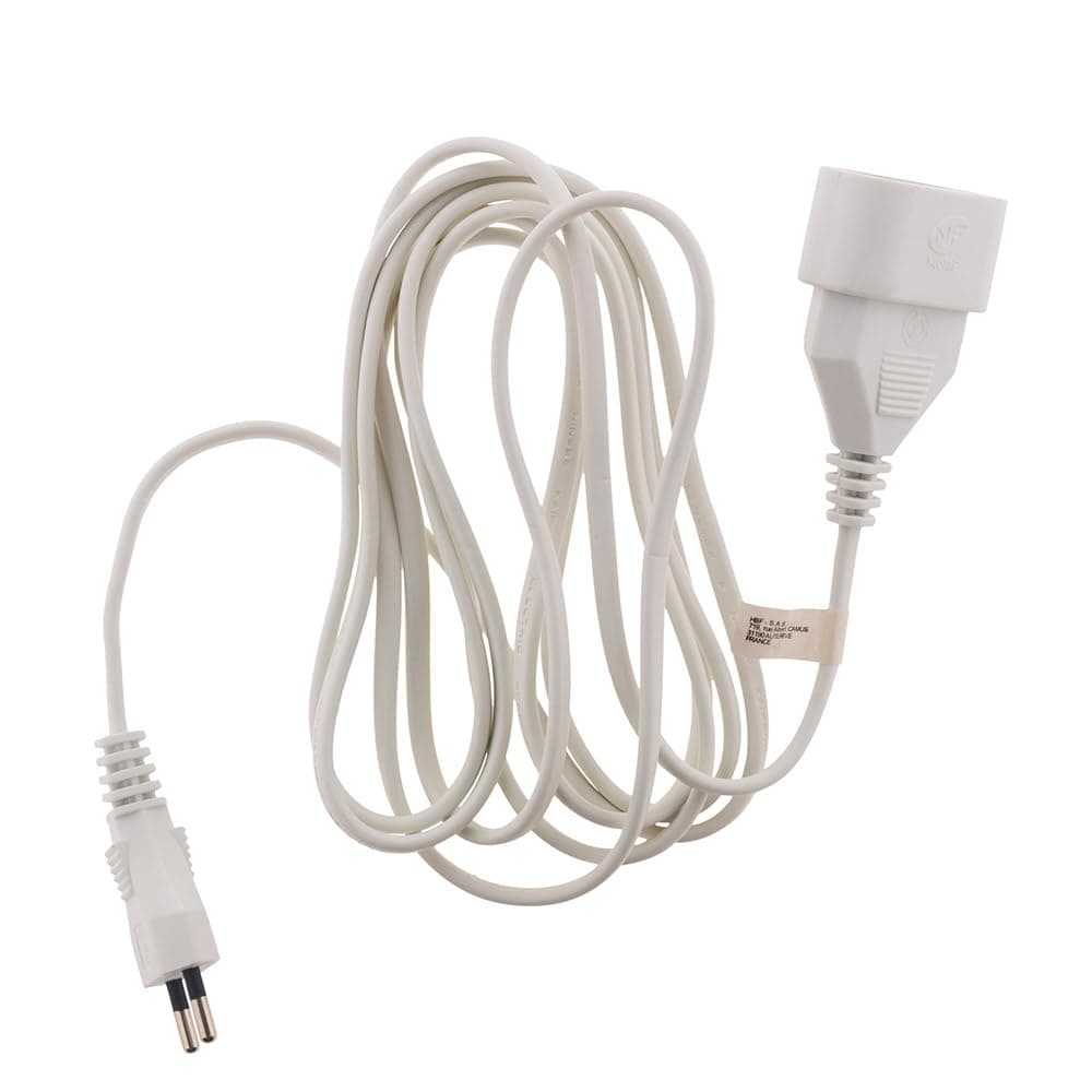 Rallonge domestique Zenitech 10m 1380W 6A blanc