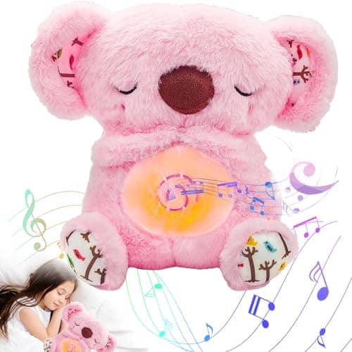 Koala Qui Re-Spire Peluche Pour Nouveau-Né, Veilleuse Loutre Qui Respire Pour Bébé, Peluche Koa-la Qui Resp-ire Cadeau I