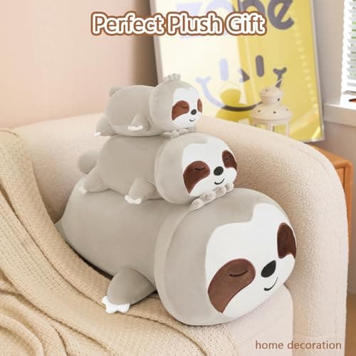 SQEQE Sloth Plush Weighted pour Anxiété, Jouet en Peluche Sloth Weighted pour Enfants et Adultes, Idéal como Sommeil et