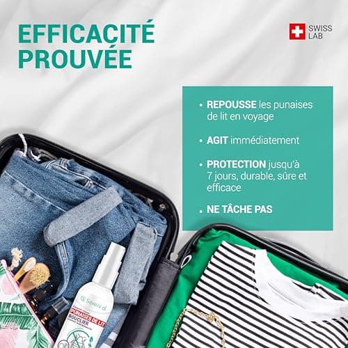 SERENI-D - Spray Anti Punaise de Lit Puissant Résultats Rapides - Traitement Naturel aux Huiles Essentielles 100mL