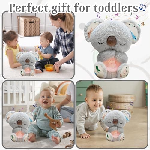 Koala Bear Lou-lumière Veilleuse Bébé Câlins Bonne Nuit, Koala Bear Veilleuse Musicale et Lumineuse pour Nouveau-né, Koa