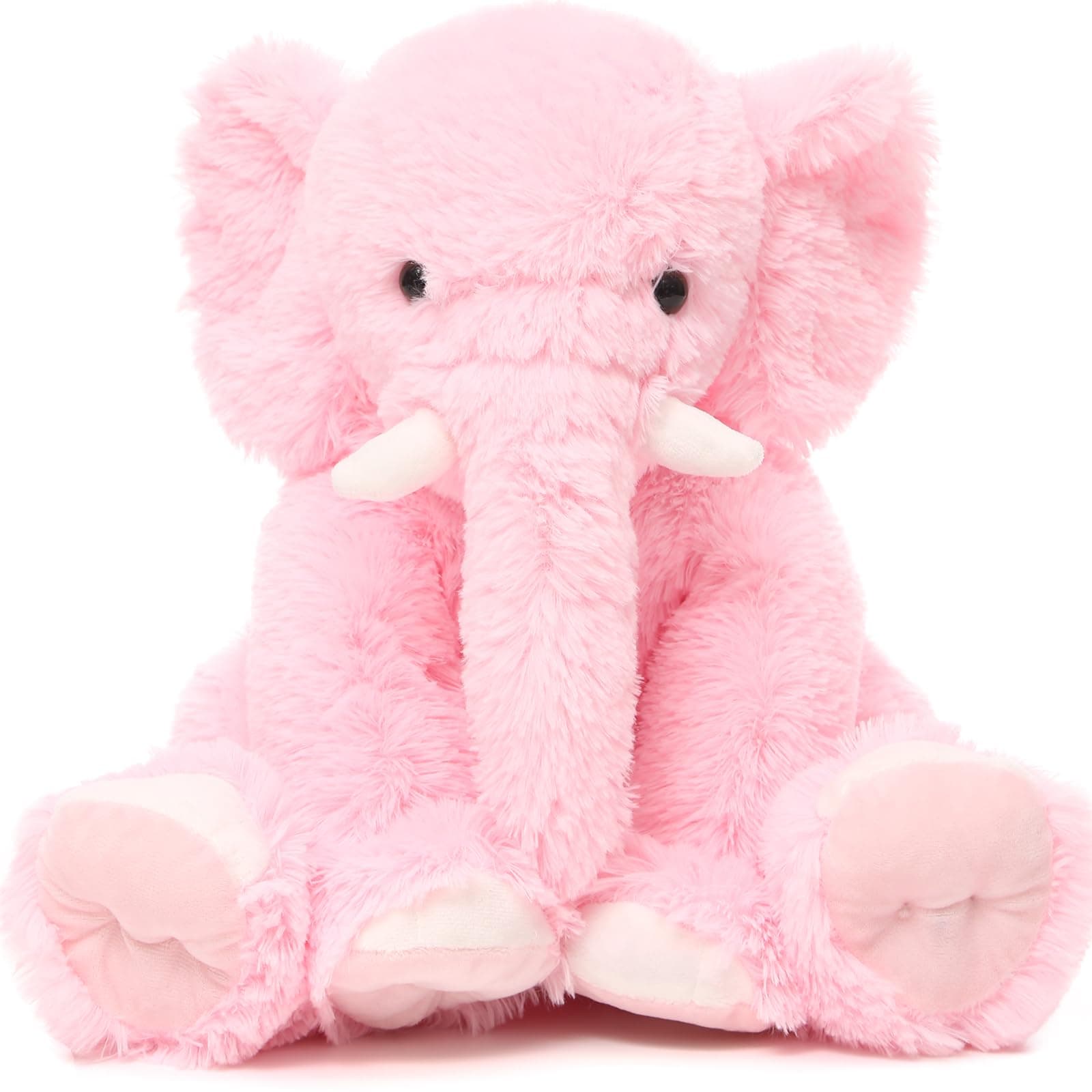 Peluche d'éléphant MorisMos Rosa XXL 50cm Décoration Saint Valentin Cadeau Ideal Enfant Adulte Anniversaire