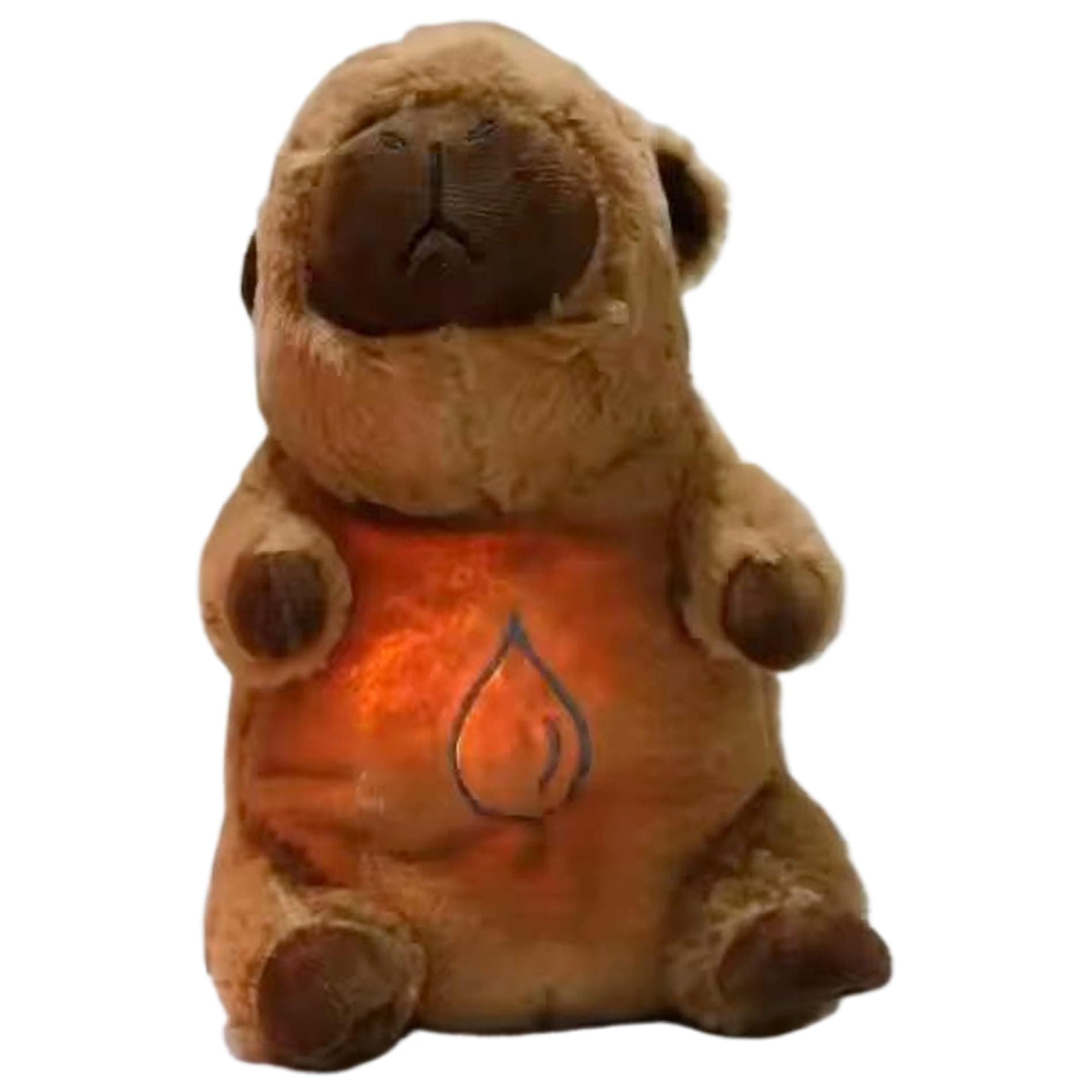 Licsaliwe Capybara Respirant Un Animal en PelucheApaise l'anxiété et amuse les enfantsPeluche avec mouvement réaliste et