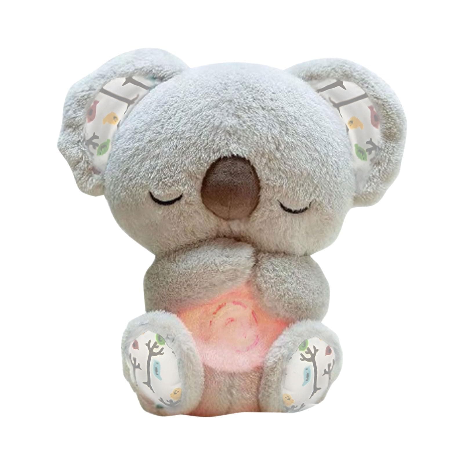 Jouet Animal en Peluche Portable avec Musique et Lumières pour Soulager le Stress et l'Anxiété chez les Enfants et Adult