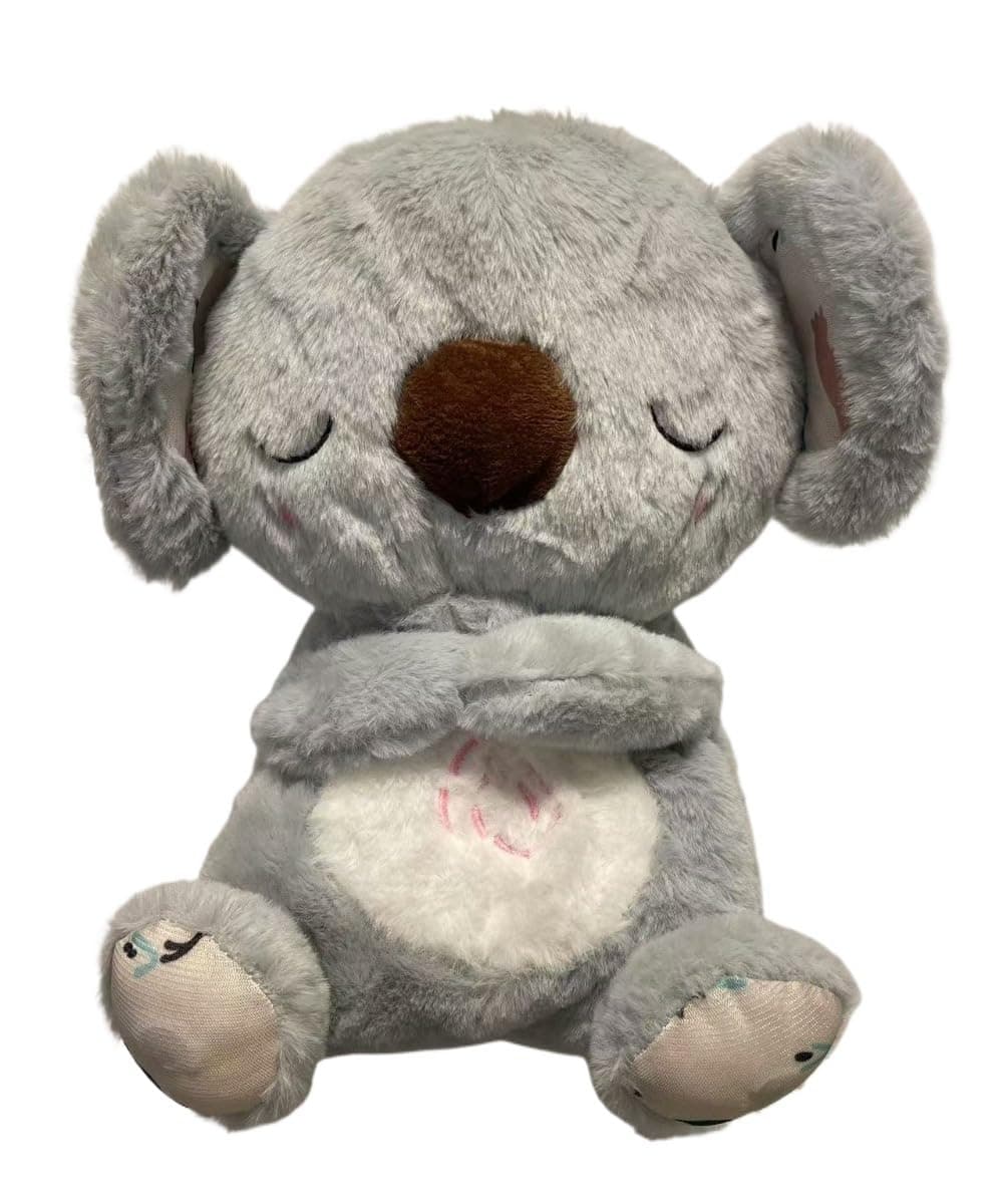 Koala Anti-Stress et Anxiété pour Adultes et Enfants, Jouet en Peluche Koala avec Musique Respirant, Compagnon de Sommei