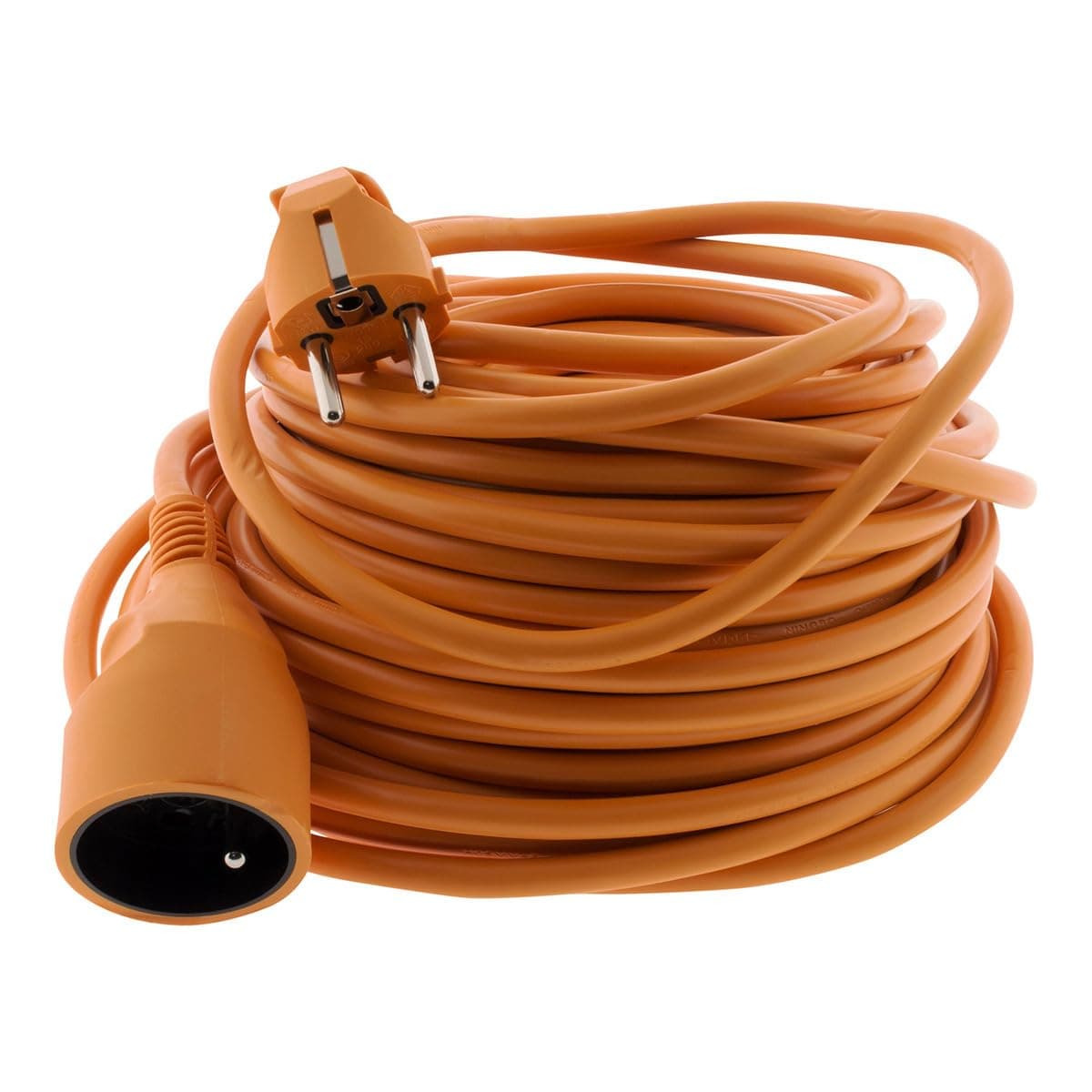 Prolongateur Jardin Zenitech 16A HO5VV-F 3G1,5mm² 2P+T 25m - Orange