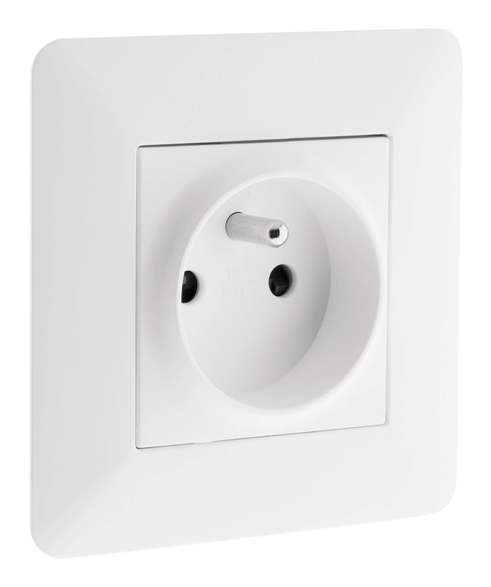 Prise encastrable Zenitech 16A Blanc Idéal pour Cuisine & Séjour Design & Sécurité Garantie Artizo