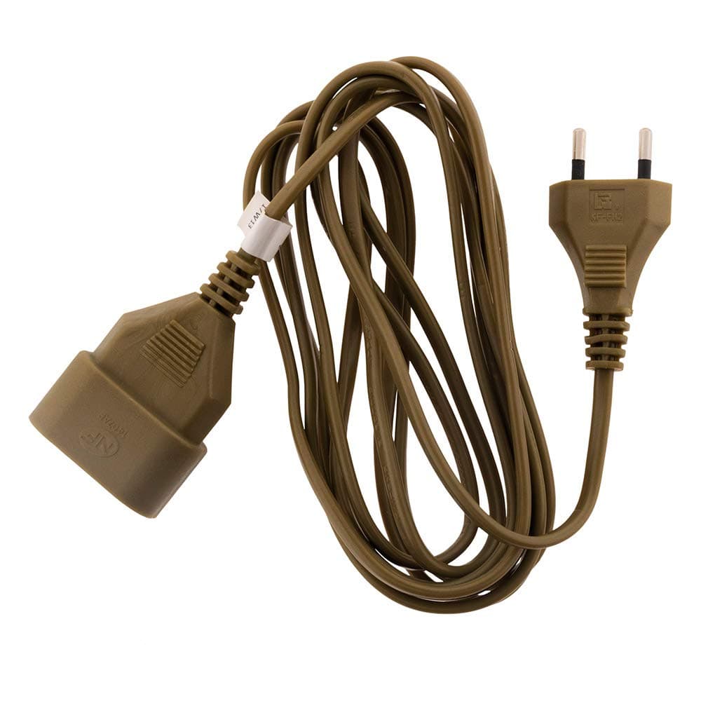 Rallonge Domestique Zenitech 3m - 1380W - 6A - doré