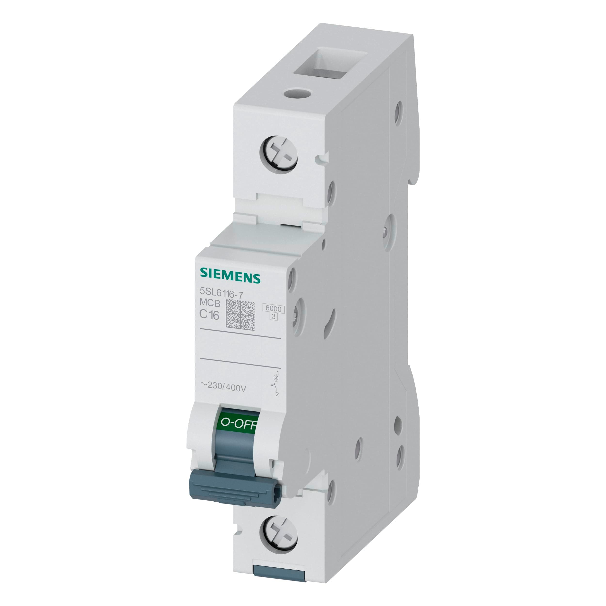 Siemens - Disjoncteur de ligne 1P 16A pour maison elektrique sécuritaire