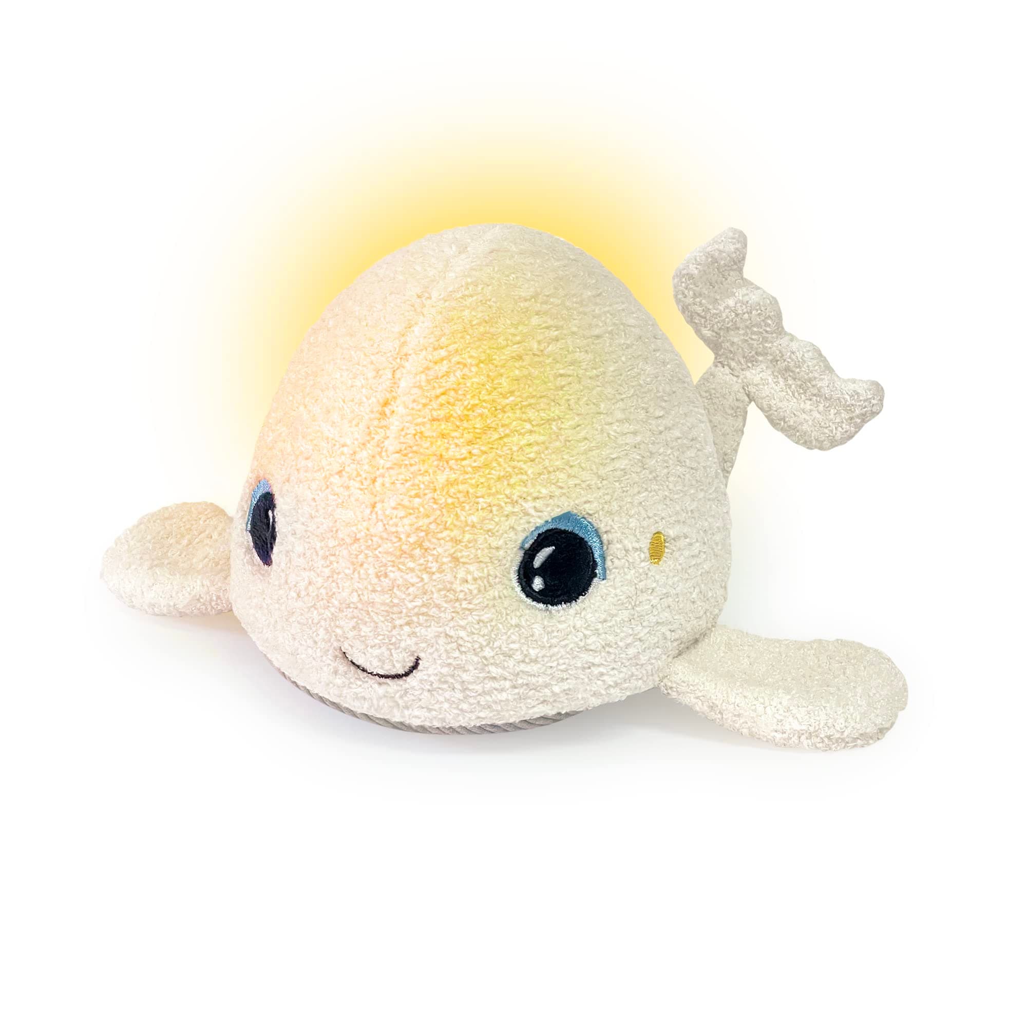 Peluche Pabobo Béluga Sommeil Veilleuse Multicolore Oeko-texBerçante Bruits Blancs