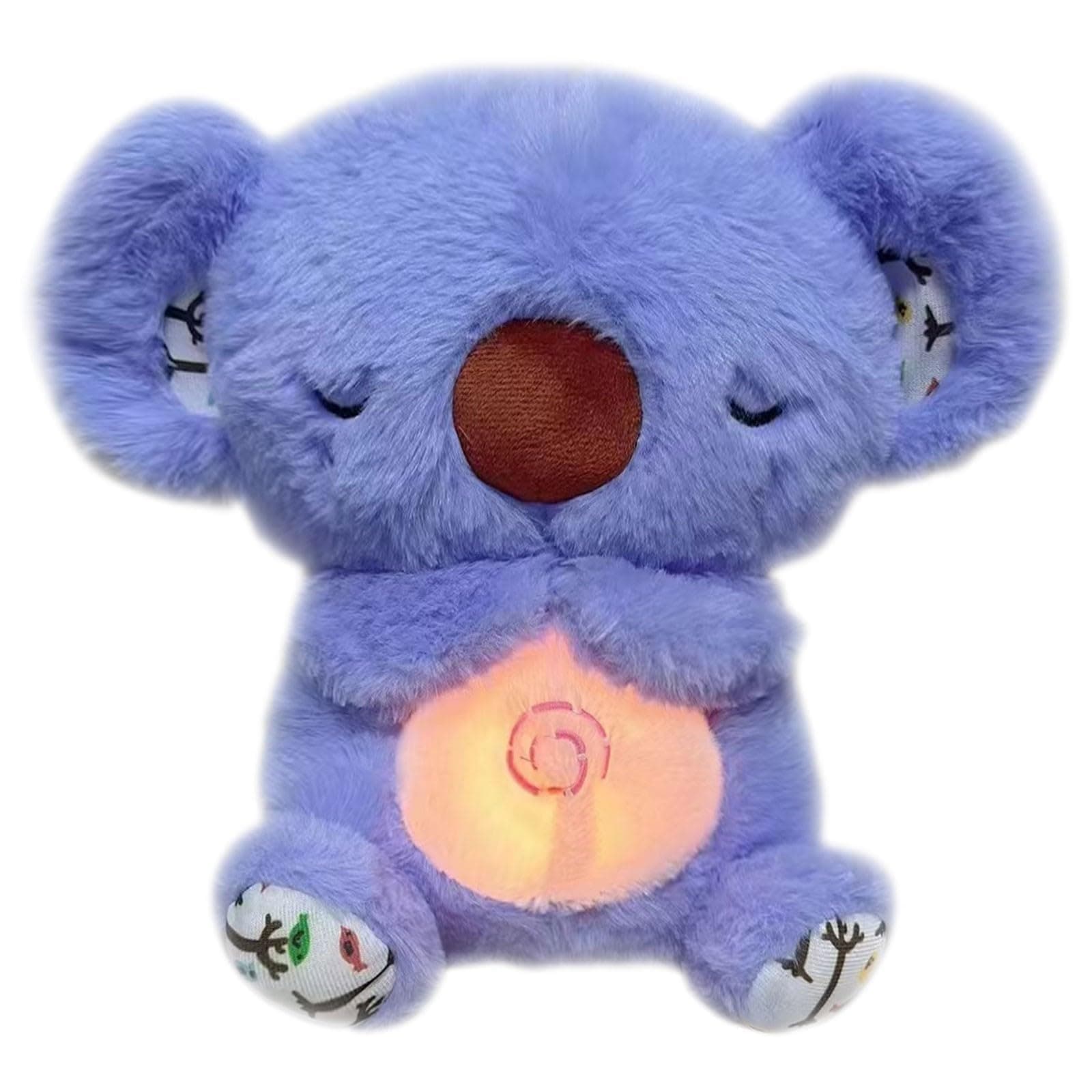 OKTAOAOO Peluche Sensorielle pour Réduire l’Anxiété, avec Musique et Lumières Apaisantes – Idéal pour Enfants et Adultes