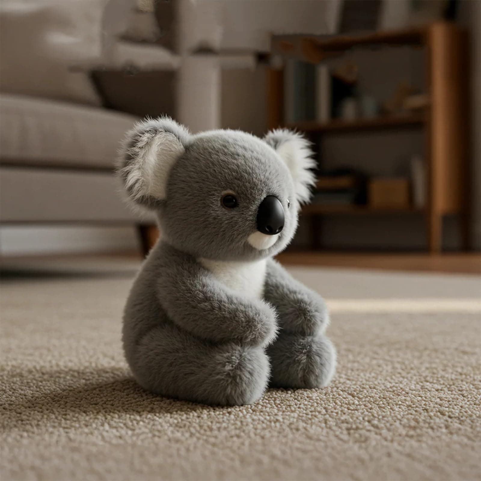 Koaly Peluche de soutien émotionnel - Peluche apaisante pour stress et anxiété - Coussin relaxant pour adultes et jeunes