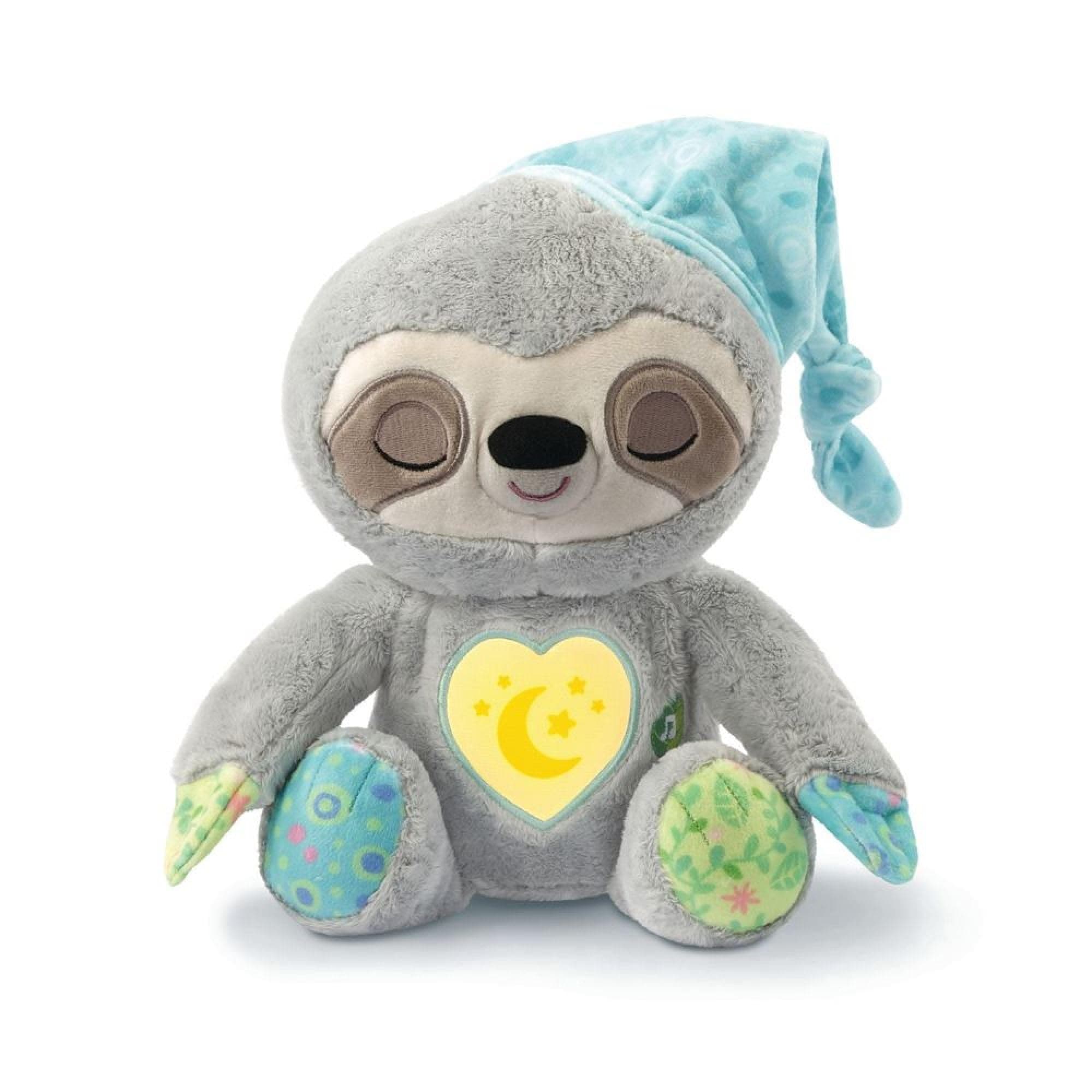 VTech Mon Paresseux Rêves Merveilleux peluche bébé, tête animée, musiques douces, bruits blancs, cadeau de naissance