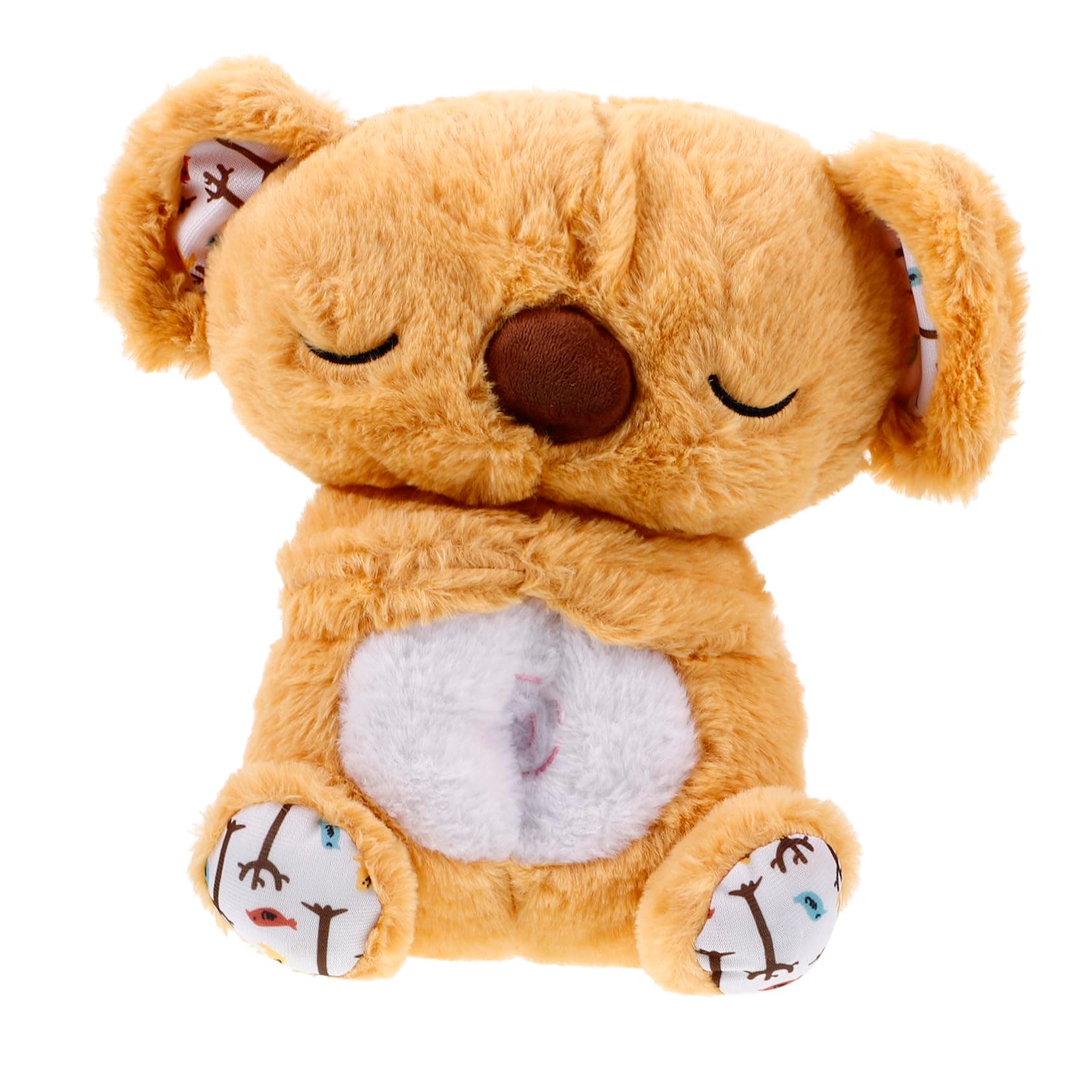 Peluche Koala qui respire pour garçon et fille | Apaisante avec sons intégrés | Machine à sons | Aide au sommeil pour no