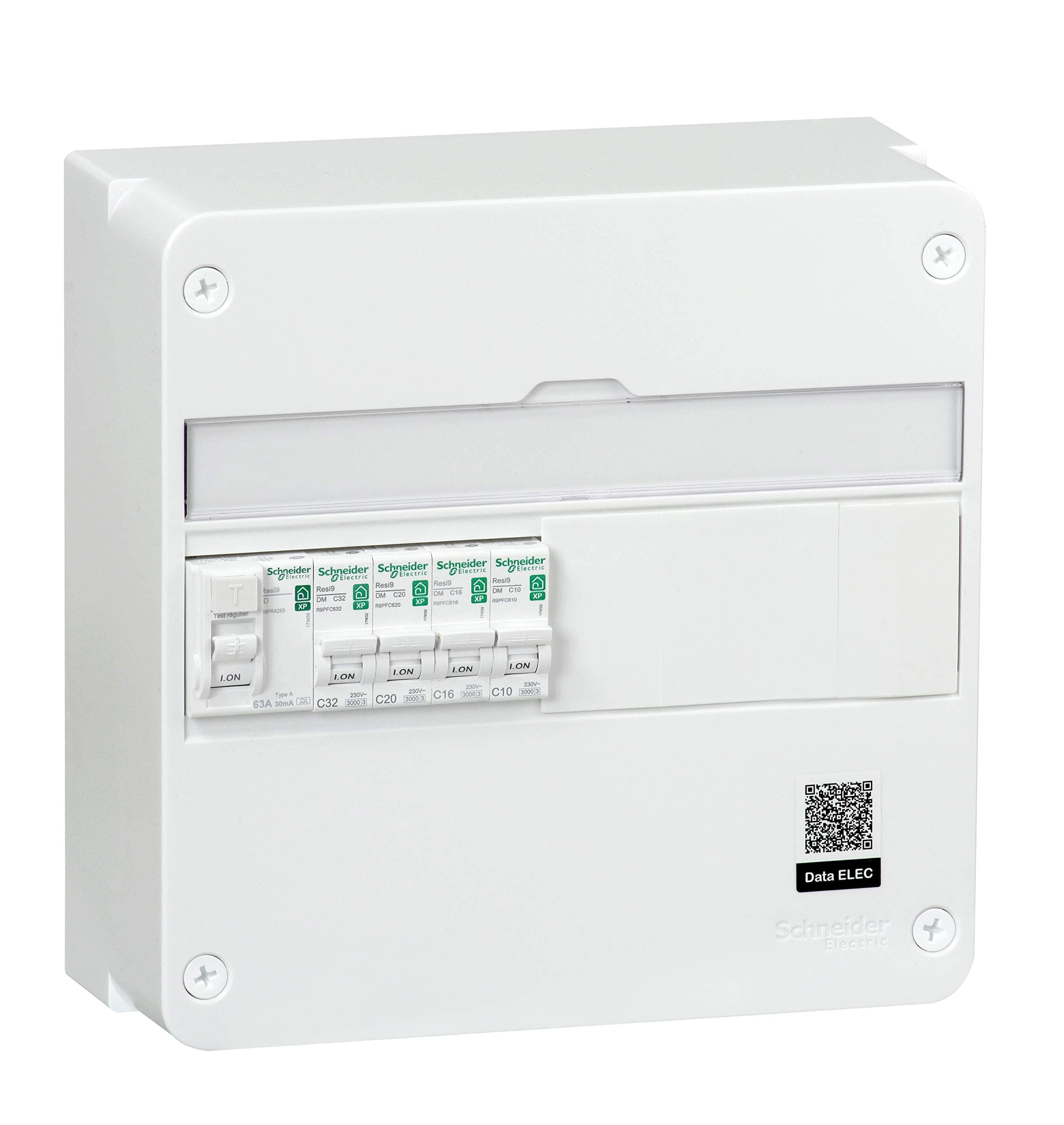 Zenitech SC5R9H113SP06N Tableau de Montage avec Disjoncteur Blanc – Sécurisé et Durable