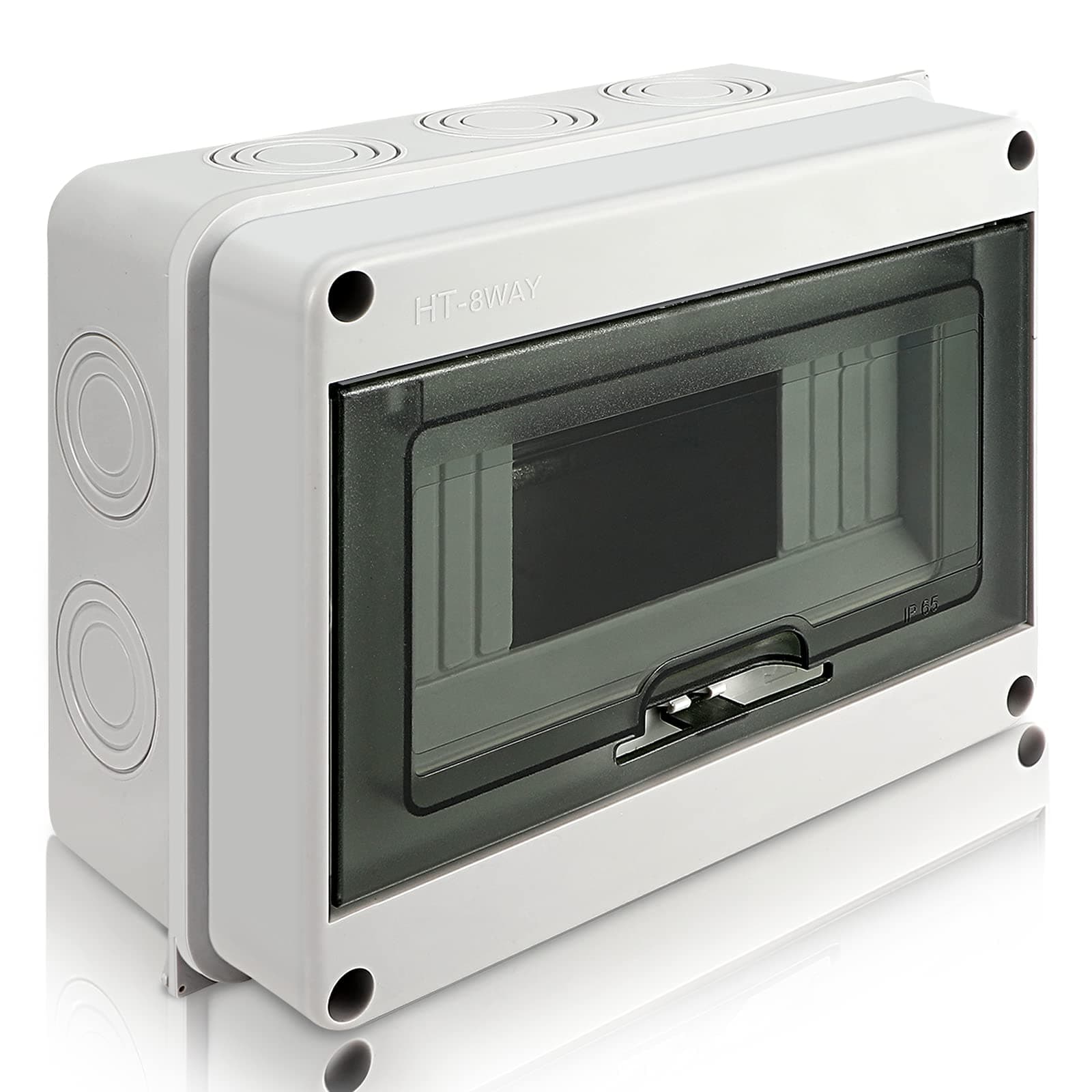 Coffret Électrique Étanche IP65 8-Modules pour Utilisation Extérieure Armoire de Contrôle Étanche Boitier de Jonction Él