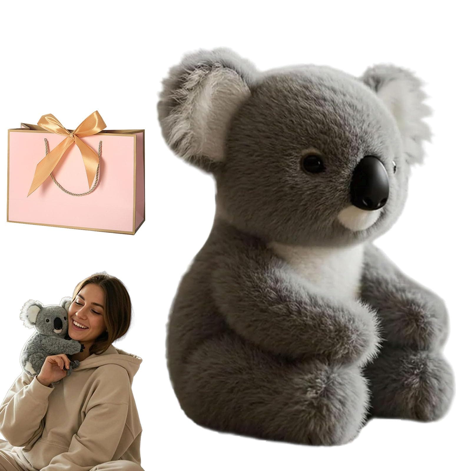 Peluche Koaly Emotional Healing on Demand Qui Respire 30cm pour Enfants en Scène Dormir et Se Réconforter