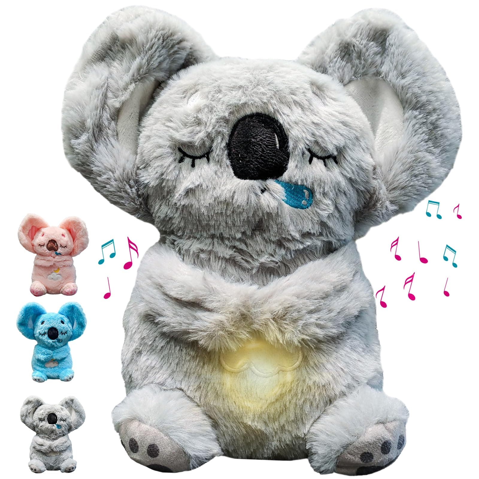 MeHoo Peluche Koala Respirant Gris Cadeau Bébé