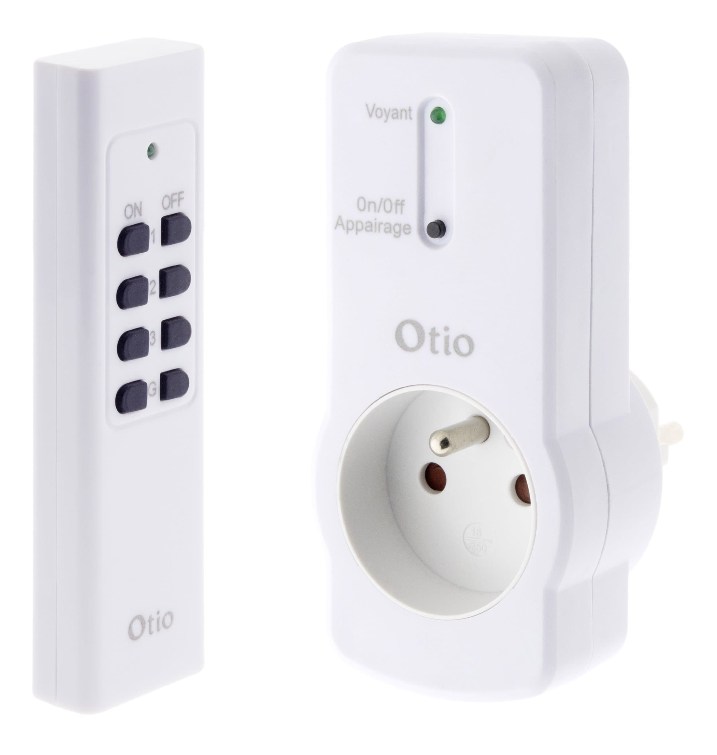 Prise télécommandée Zenitech intelligente et sans fil | Idéale pour la maison | Contrôle à distance facile | 4 prises in