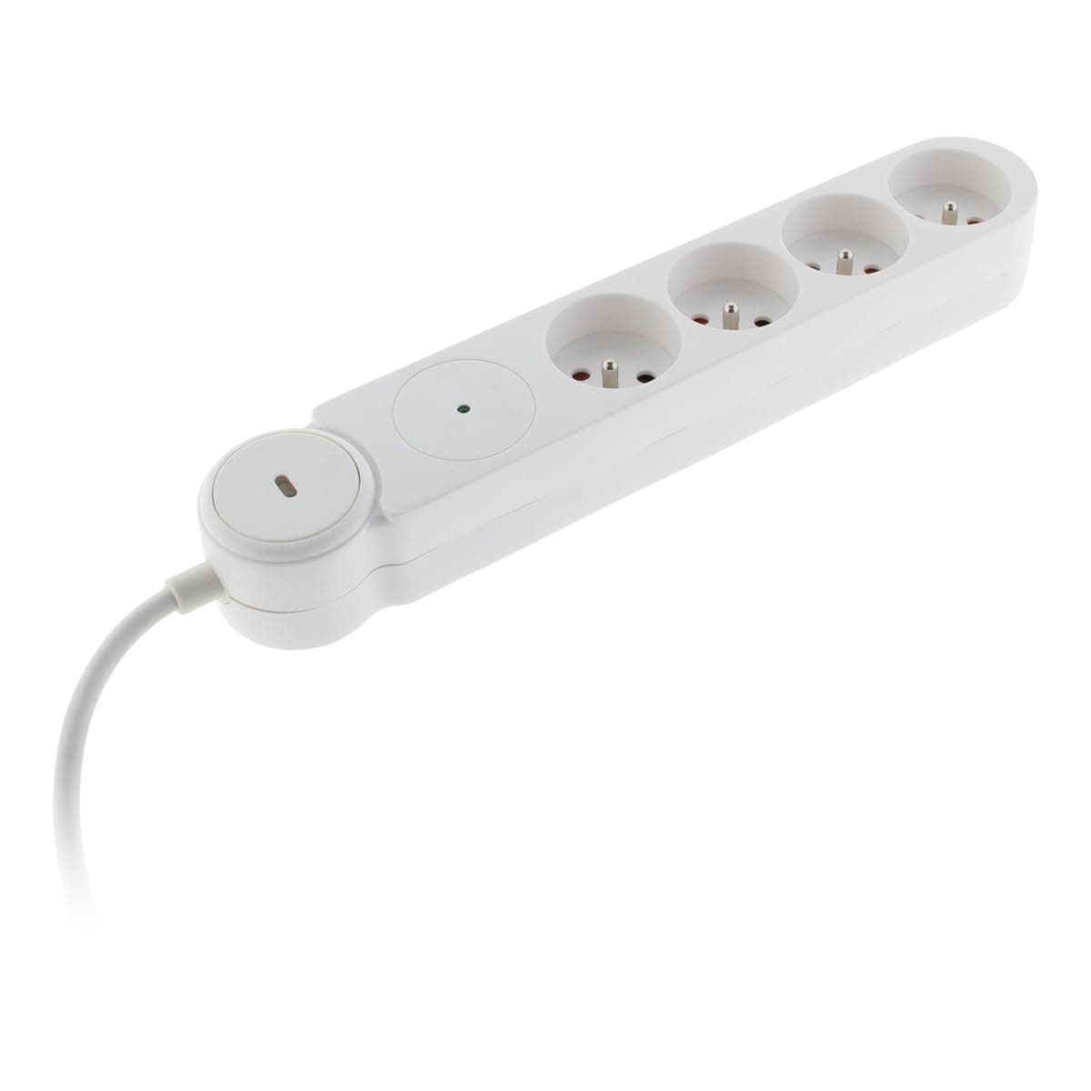 Zenitech Parafoudre Multiprise Iota 4x16A avec Interrupteur - Sécurisez Vos Appareils - Protection Électrique Polyvalent