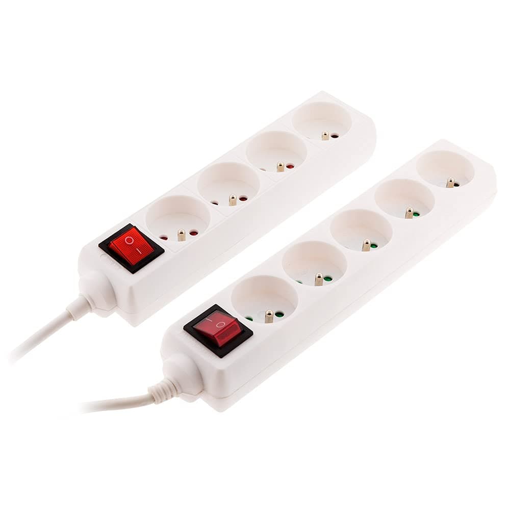 Interrupteurs Blanc Lot de 2 Blocs 4x16A Zenitech - Usage Industriel