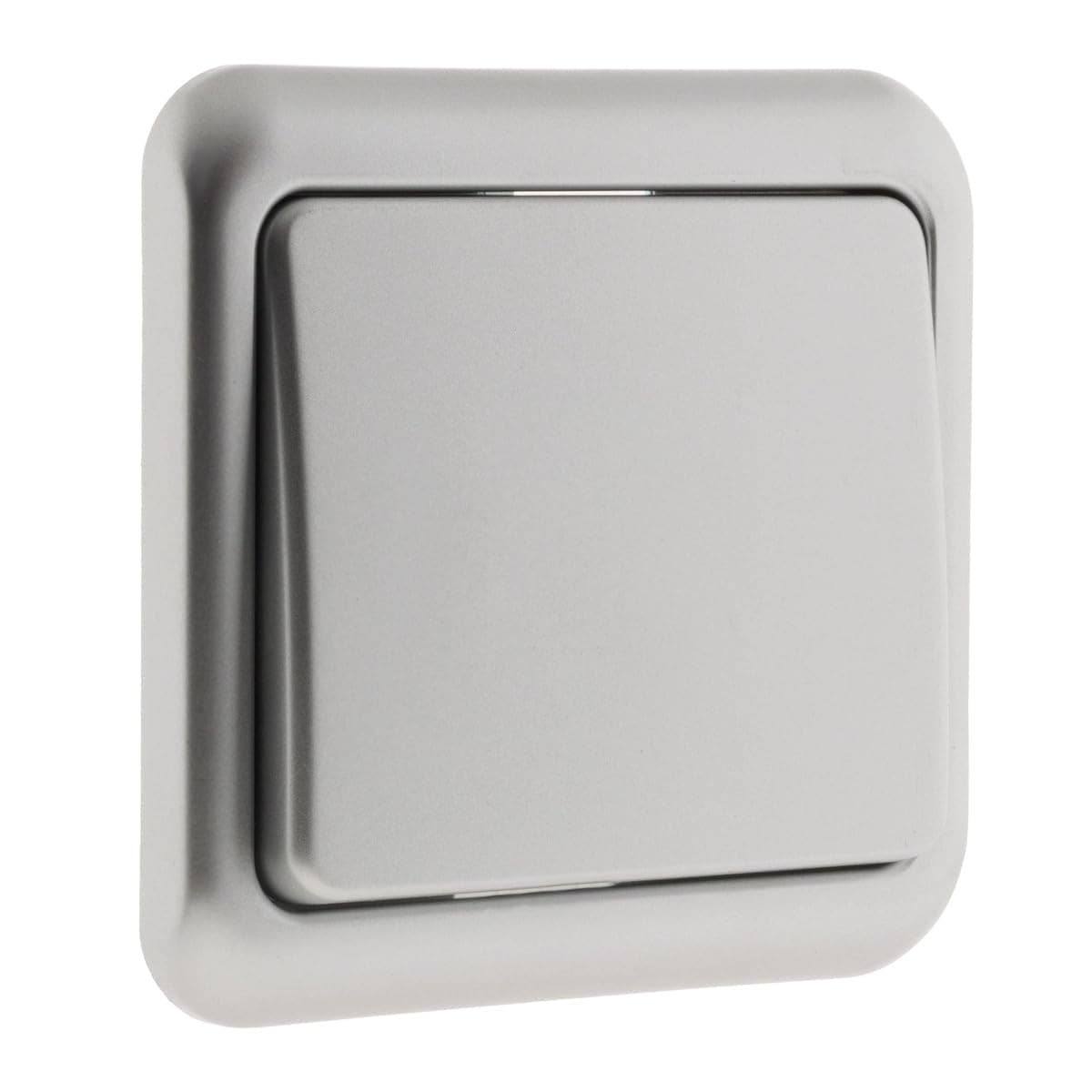 Interrupteur simple Antaria Zenitech chromé - maison - intérieur - design moderne - 2 poles - 315A