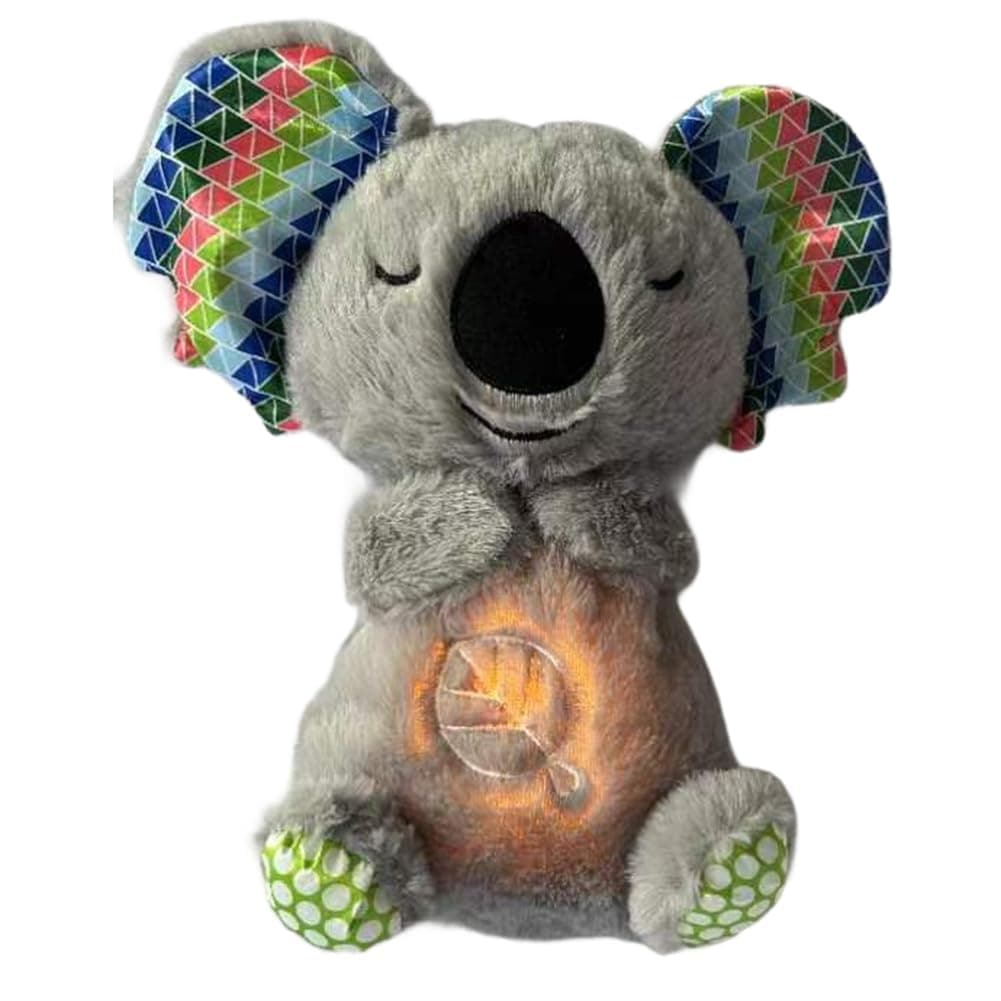 Lumière de Sommeil Pour Enfants, Peluche avec Respiration et Luminosité Apaisante, Cadeau de Nuit Éducatif pour Fille et