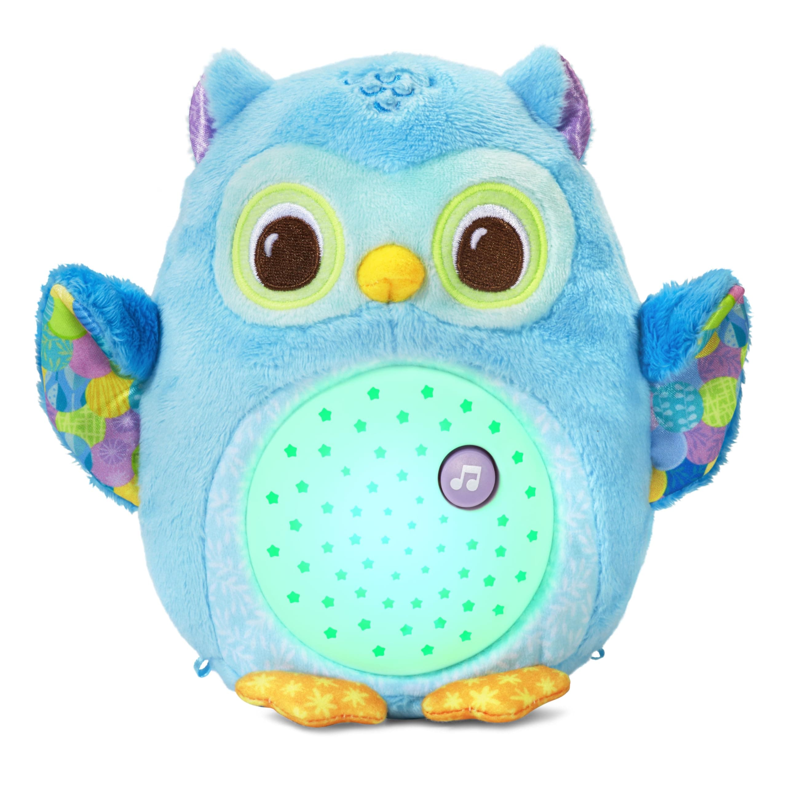 VTech - Veilleuse Lumi Chouette Apaisante Peluche Bébé, Musique Douce et Bruits Blancs, Cadeau de Naissance, Contenu en